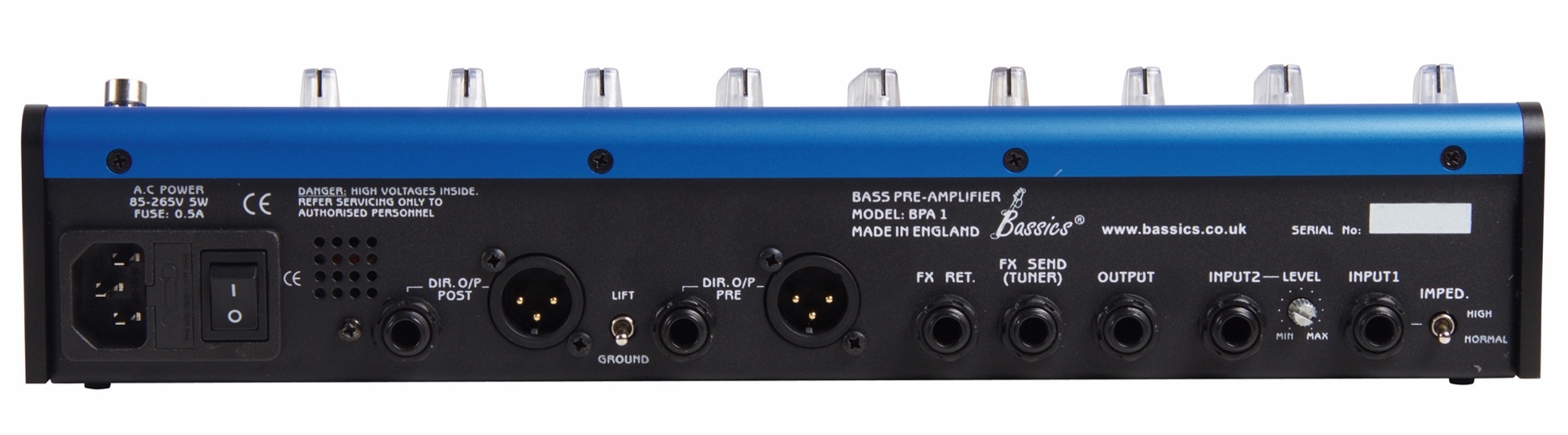 名機 Bassic BPA-1 All in 1 ベース用プリアンプ 名機 Bassic BPA-1